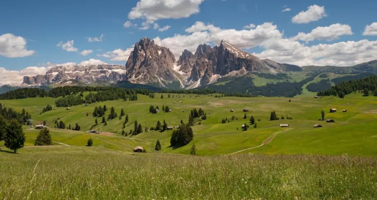 Montagne Alpe Di Siusi Plattkofel