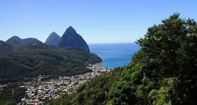 montagne st lucia caraibi