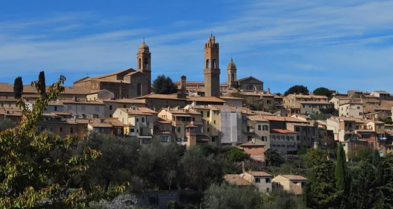 Montalcino Siena Toscana Panorama