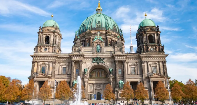 Monument Of Berlin In Autumn 1