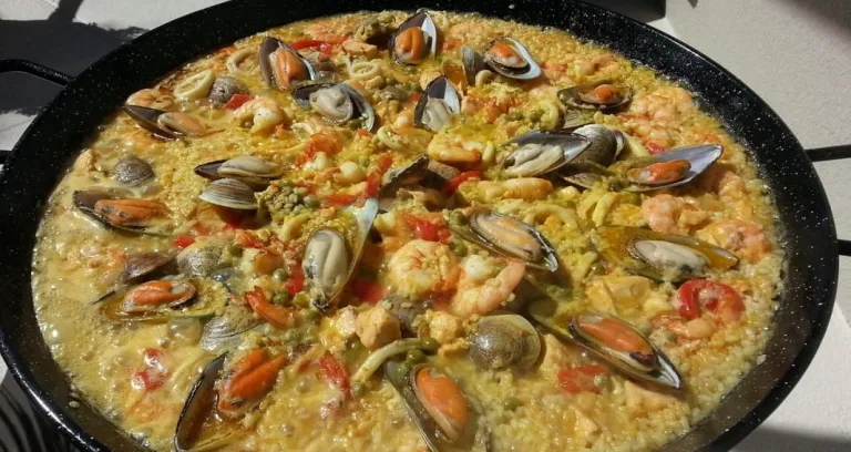 Paella Ricca Paella Paella Spagnola