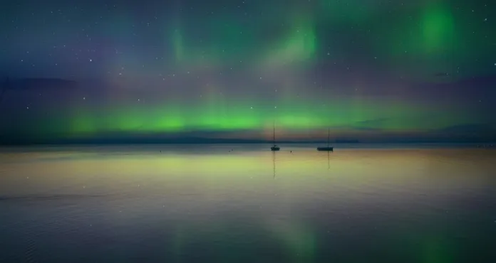 Panorama Fantasia Aurora Boreale