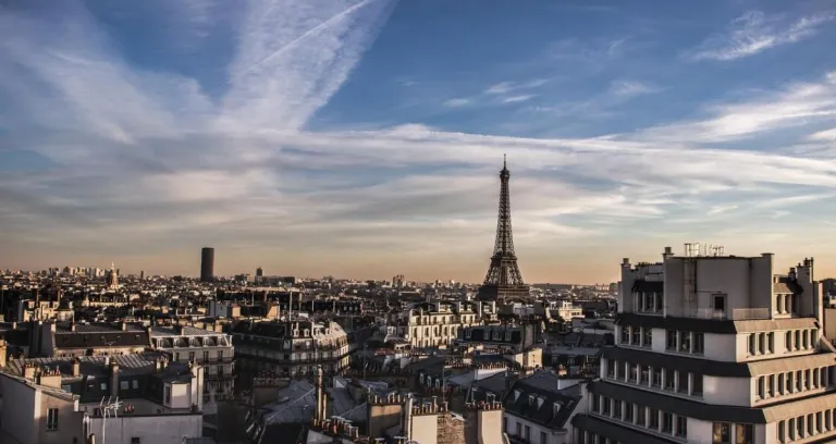 Parigi Torre Eiffel Tetto Cielo