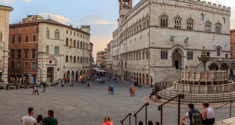 Perugia Umbria Italy Piazza Veduta 1