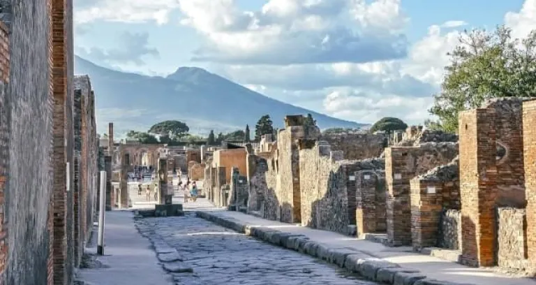 Pompei Vesuvio Street Italia