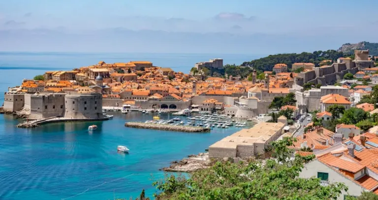 Port In Dubrovnik By The Sea