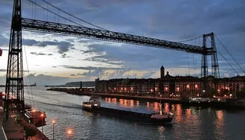 Portugalete, Las Arenas e il ponte Vizcaya