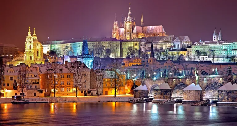 Praga Praha Inverno Notte 5