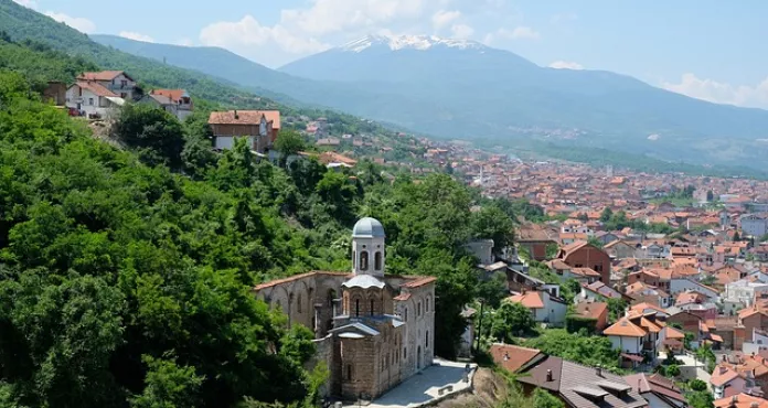 prizren kosovo paesaggio urbano