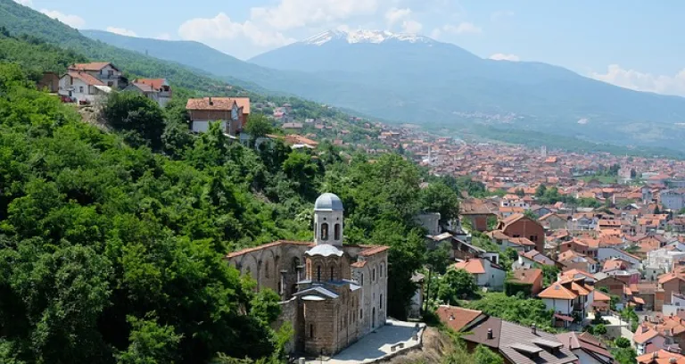 prizren kosovo paesaggio urbano