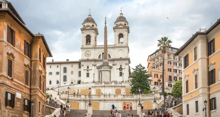 Roma Spanish Steps Scale Italia