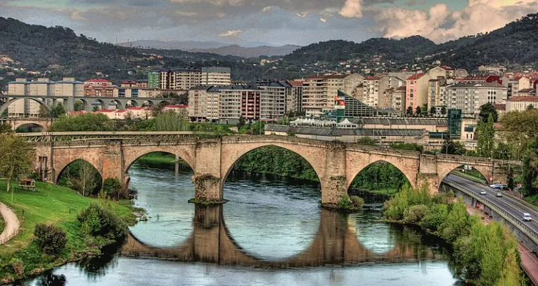 Roman Bridge Ourense Spain