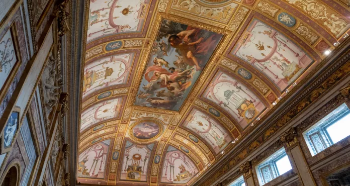 Rome Italy June 22 2018 Art Fresco Galleria Borghese Villa Borghese