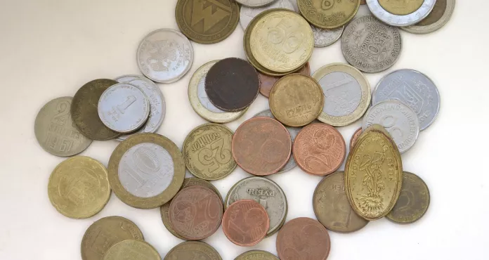 Rublo Monete Valuta Copeco Cento