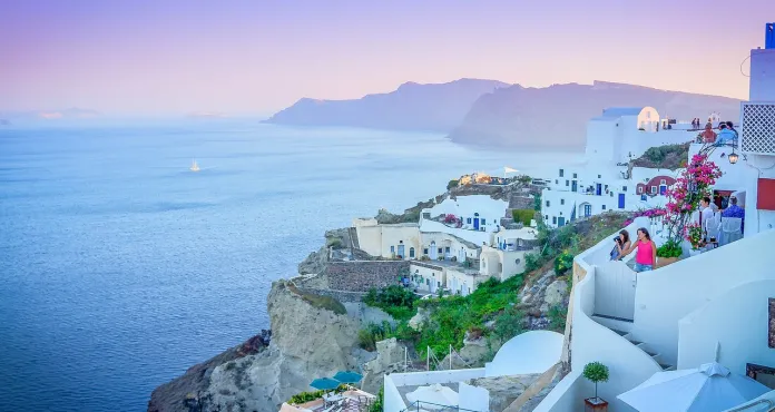 Santorini Grecia Edifici Case