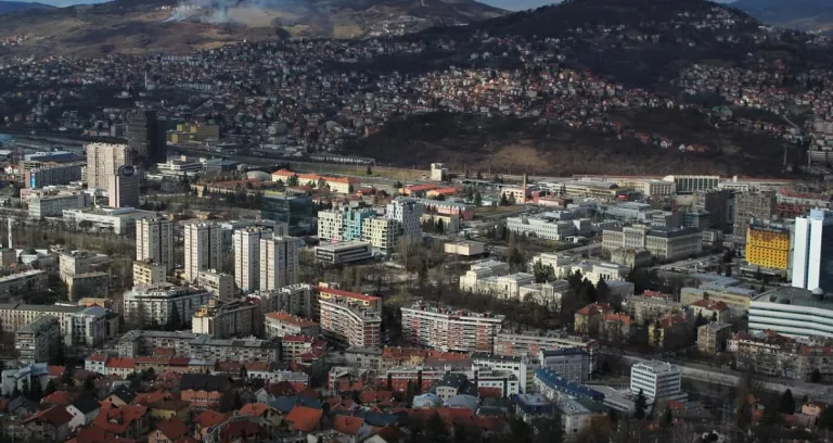 Sarajevo Panoramica Urbano Bosnia