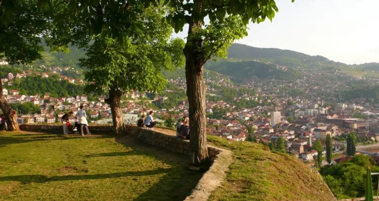 vista di sarajevo in primavera