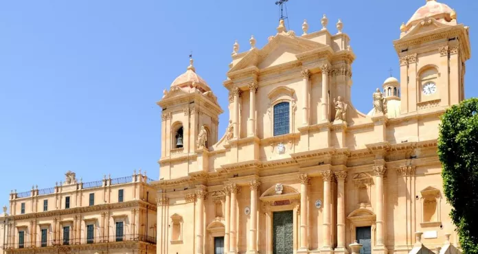 Sicilia Noto Chiesa Barocca Barocco