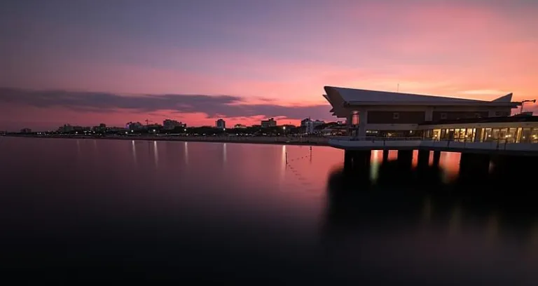 Sunset At Terrazza A Mare Lignano Sabbiadoro Italy Travel 216685107