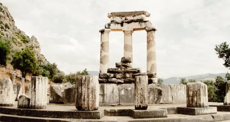 Tholos Of Delphi In Greece