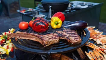 Barbecue e carne di canguro