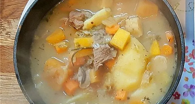 Traditional Irish Stew Is Made With Lamb In Ireland