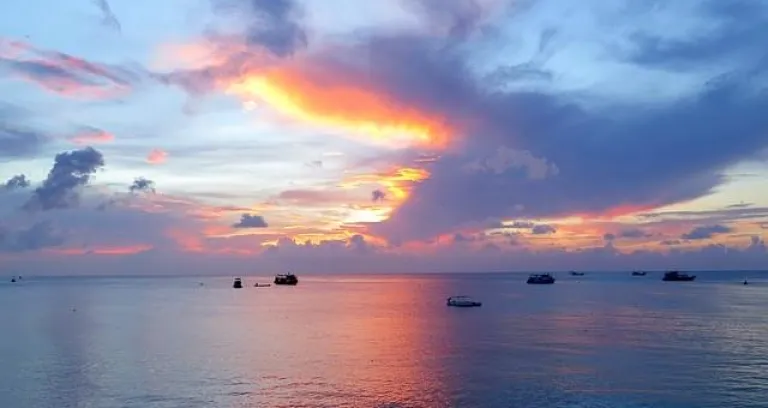 tramonto a koh tao