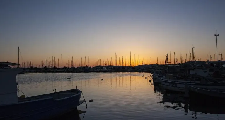 tramonto ad alghero sardegna