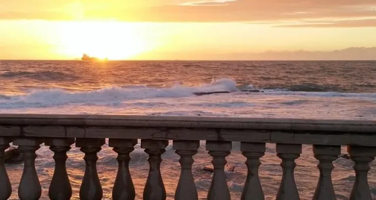 tramonto dalla terrazza mascagni