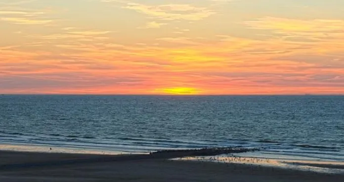 tramonto sul mare marche