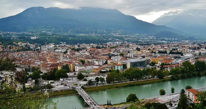 Trento Blick Vom Doss Trento Auf Die Altstadt 1