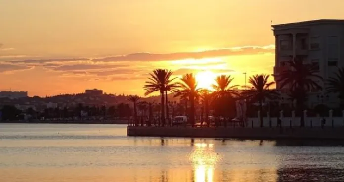Tunisia Tunisi Lago Di Tunisi