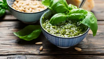 Pesto e trofie al pesto