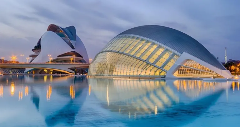 Valencia Spagna Calatrava Tramonto 4