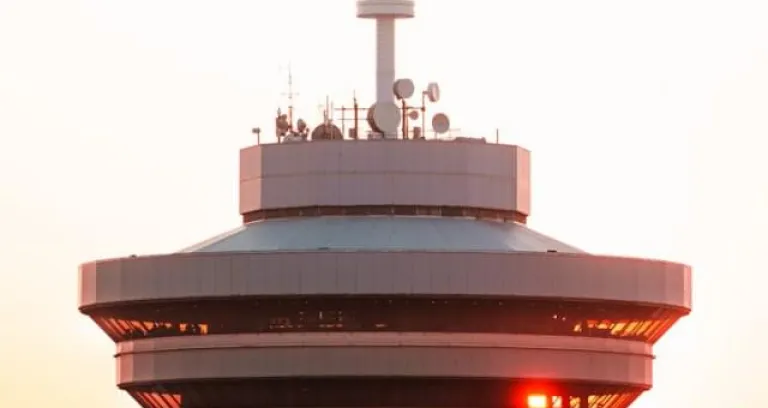 Top Of Television Tower In Vancouver Canada