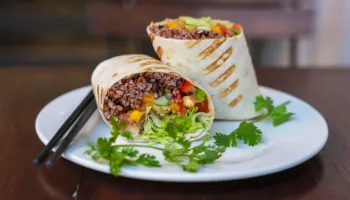 Mission-style Burrito