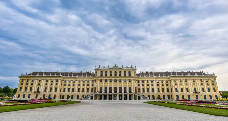 Vienna Austria View Schoenbrunn Palace 1