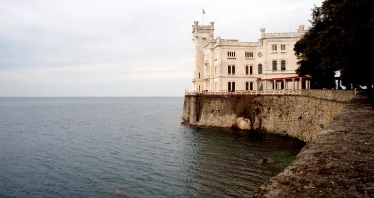 View Miramare Castle Trieste Italy
