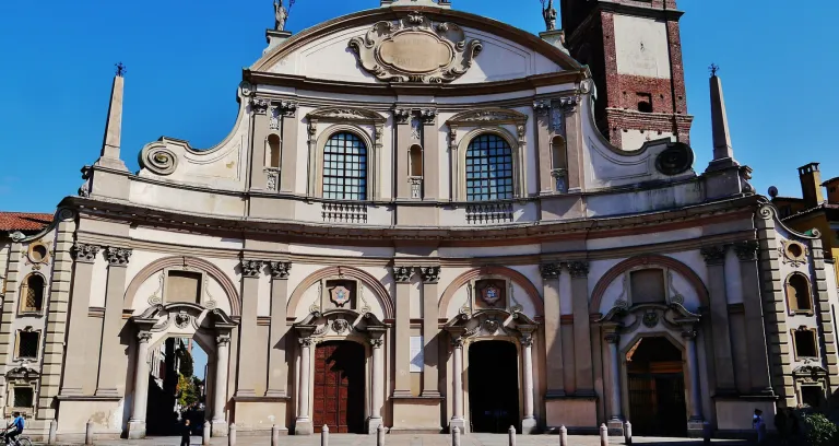 Vigevano Cattedrale Di Sant Ambrogio Esterno Facciata 6