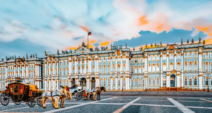 Winter Palace Hermitage Museum Saint Petersburg Russia