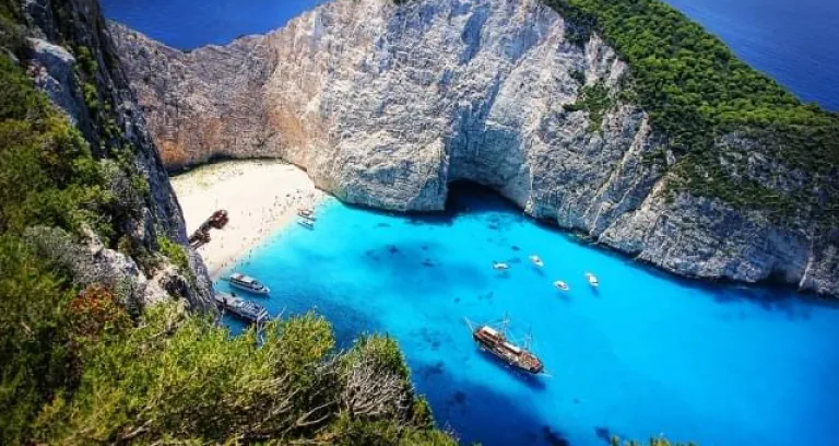 Zakynthos Grecia Naufragio Nave