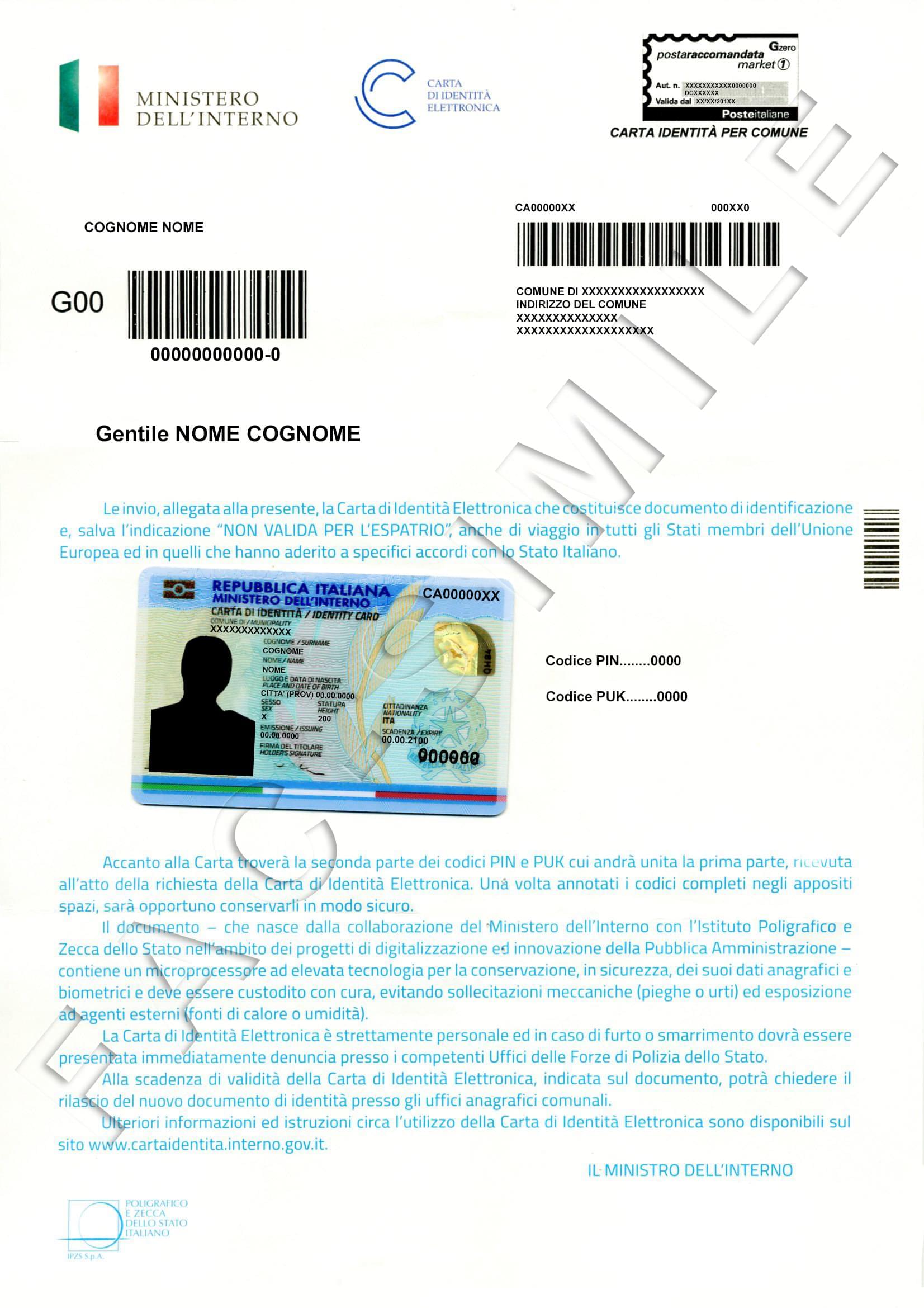 Carta d'identita Elettronica: costo, tempi e modalità di 