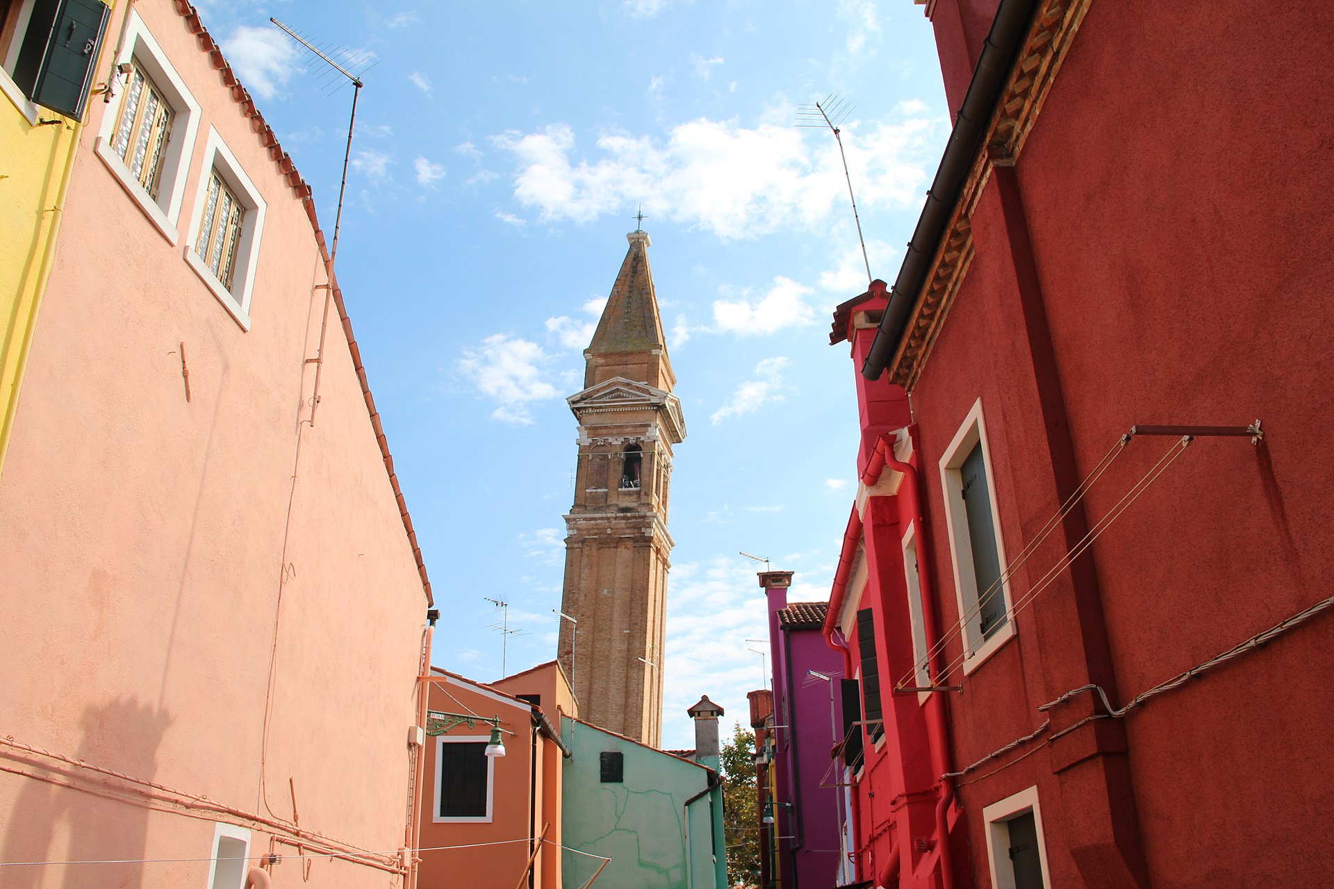 0 burano clocher penche de l eglise san martino