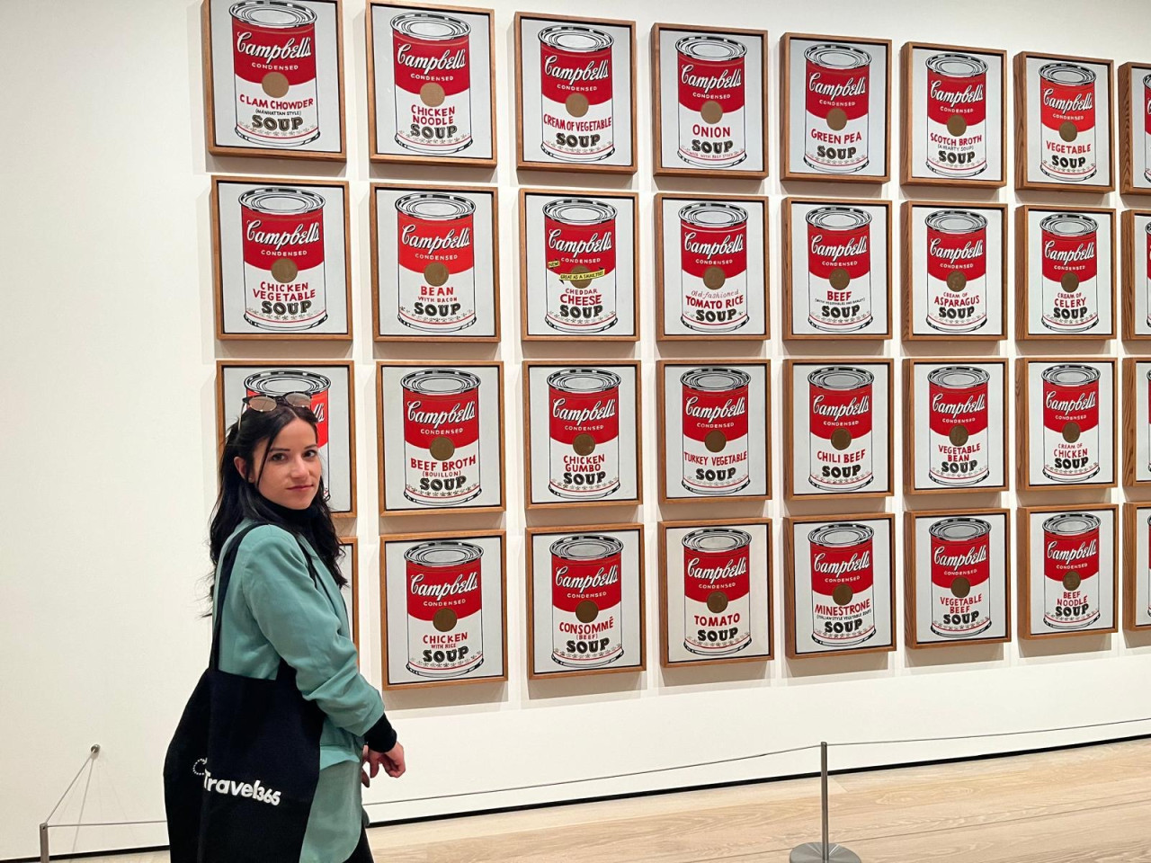 32 Campbell's Soup Cans opera di Andy Warhol presso il MOMA di NYC