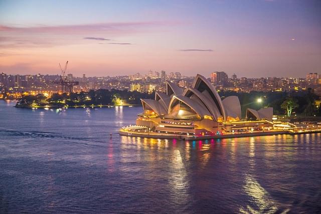 Opera House Sydney al tramonto