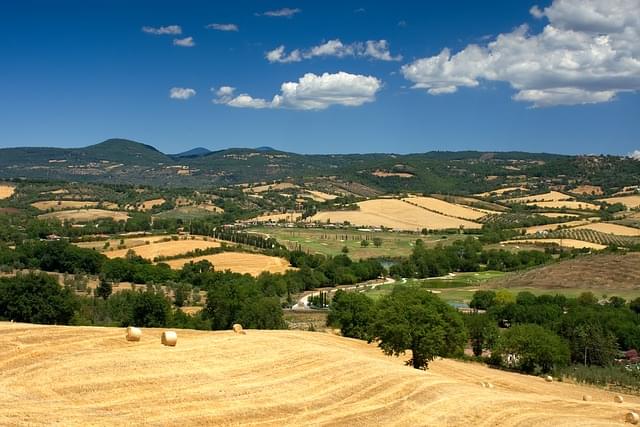 panorama della maremma toscana