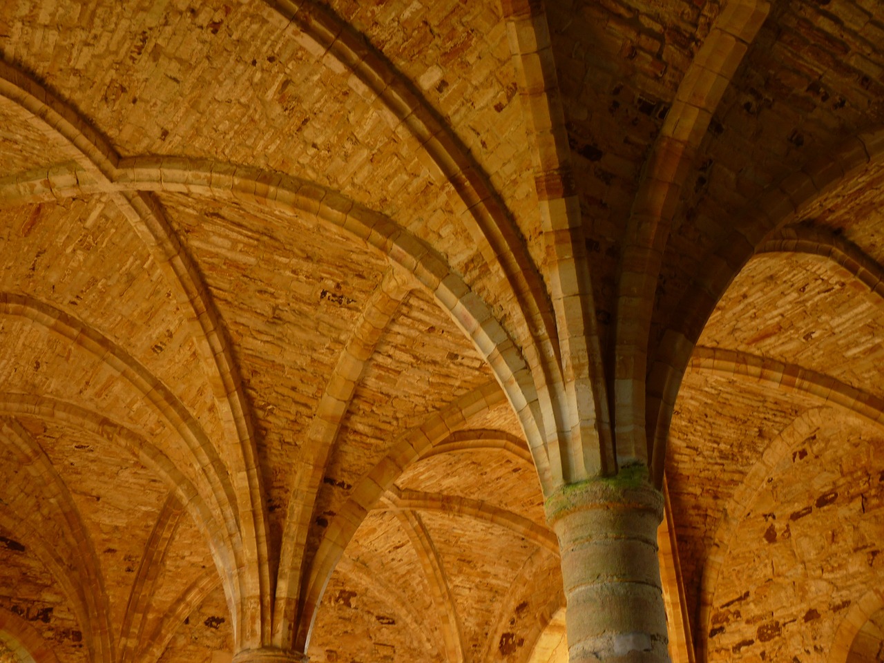 abbazia di battaglia soffitto