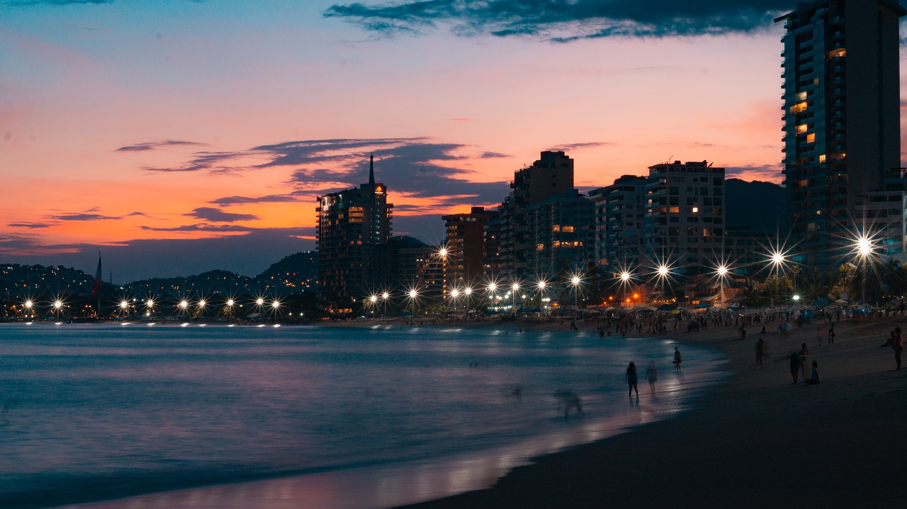 acapulco tramonto messico mare 1