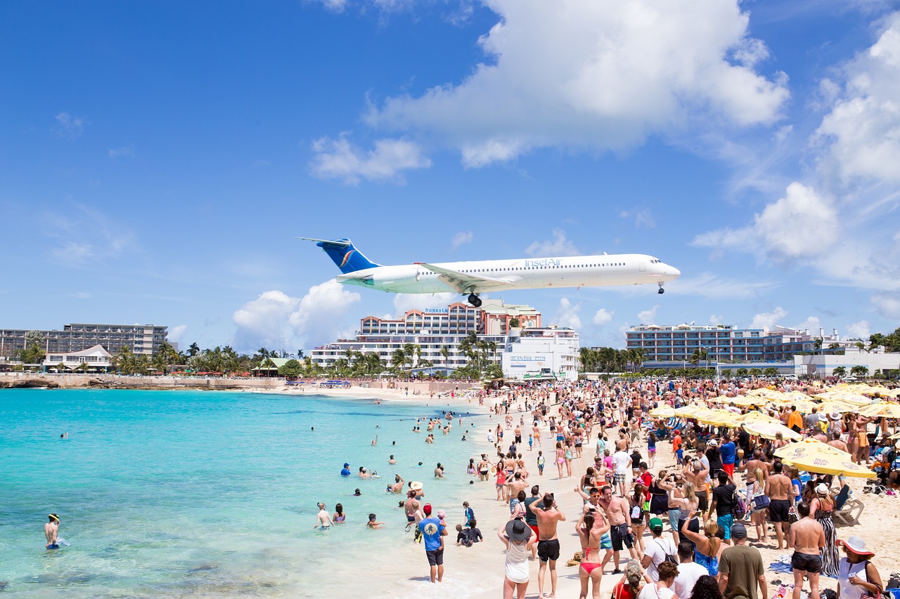 aereo maho beach saint martin