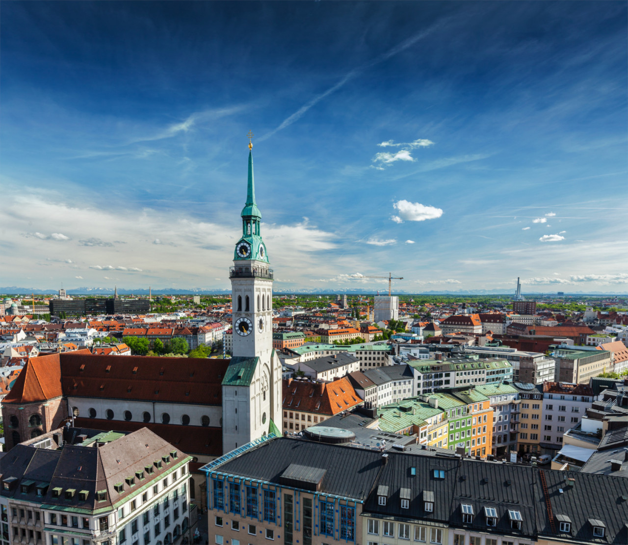 aerial view munich